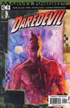 Daredevil (Vol. 2) 25 published by Marvel with cover art by David Mack