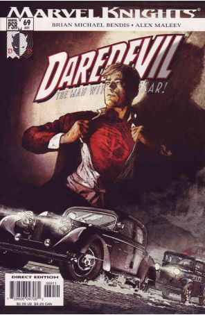 Daredevil (Vol. 2) 69 published by Marvel with cover art by Alex Maleev