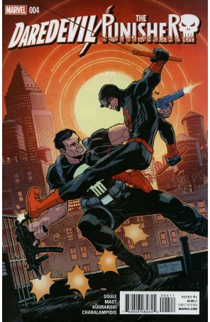 Daredevil/Punisher 4 published by Marvel with cover art by Reilly Brown