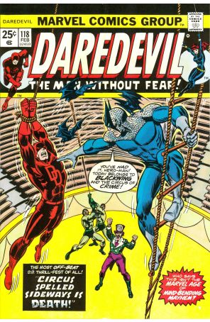 Daredevil 118 (with Marvel Value Stamp) published by Marvel with cover art by John Romita