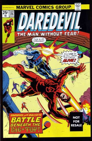 Daredevil 132 (2nd) published by Marvel with cover art by Rich Buckler