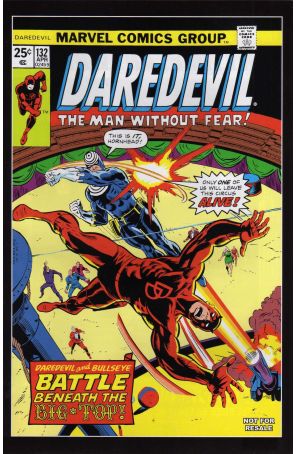 Daredevil 132 (3rd) published by Marvel with cover art by Rich Buckler