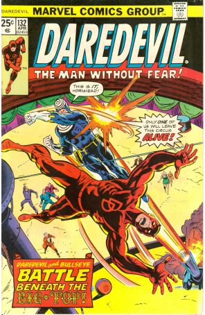Daredevil 132 (Mark Jewelers) published by Marvel with cover art by Rich Buckler
