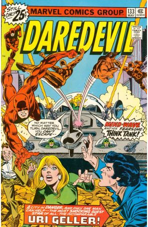 Daredevil 133 (Mark Jewelers) published by Marvel with cover art by Gil Kane