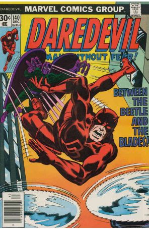 Daredevil 140 (Mark Jewelers) published by Marvel with cover art by Dave Cockrum