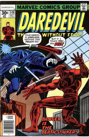 Daredevil 148 (Mark Jewelers) published by Marvel with cover art by Ron Wilson