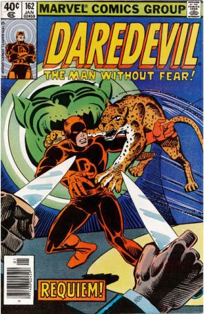 Daredevil 162 (Mark Jewelers) published by Marvel with cover art by Steve Ditko