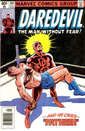 Daredevil 164 (Newsstand) published by Marvel with cover art by Frank Miller