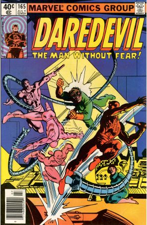 Daredevil 165 (Mark Jewelers) published by Marvel with cover art by Frank Miller