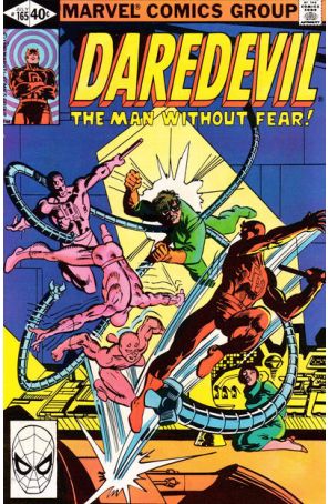 Daredevil 165 published by Marvel with cover art by Frank Miller