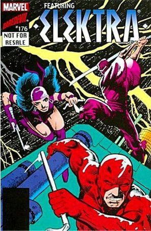 Daredevil 176 (2nd) published by Marvel with cover art by Frank Miller