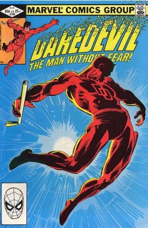 Daredevil 185 published by Marvel with cover art by Frank Miller