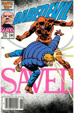 Daredevil 231 (Newsstand) published by Marvel with cover art by David Mazzucchelli