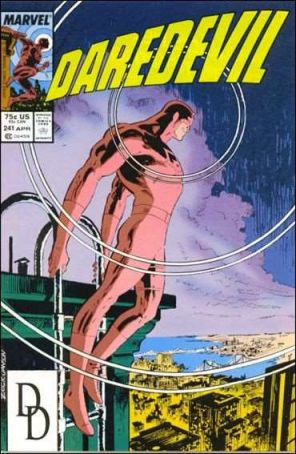 Daredevil 241 (2nd) published by Marvel with cover art by Mike Zeck