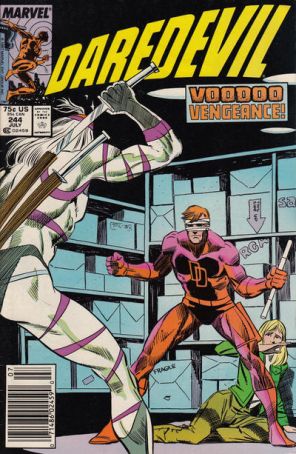 Daredevil 244 (Newsstand) published by Marvel