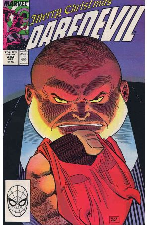 Daredevil 253 published by Marvel with cover art by John Romita Jr.