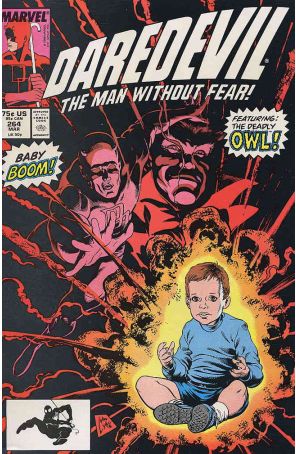Daredevil 264 published by Marvel with cover art by Steve Lightle