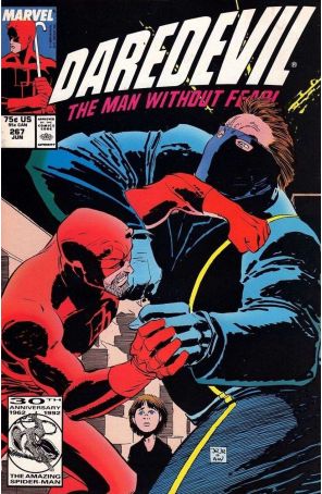Daredevil 267 (2nd) published by Marvel with cover art by John Romita Jr.