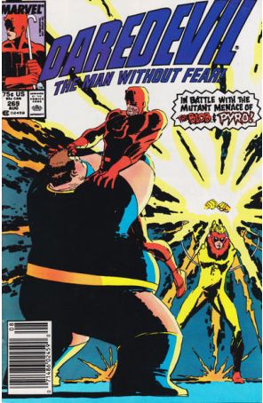 Daredevil 269 (Newsstand) published by Marvel with cover art by John Romita Jr.