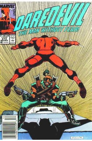 Daredevil 273 (Newsstand) published by Marvel with cover art by John Romita Jr.