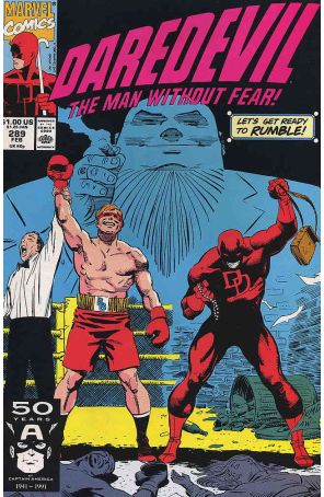 Daredevil 289 published by Marvel with cover art by Kieron Dwyer