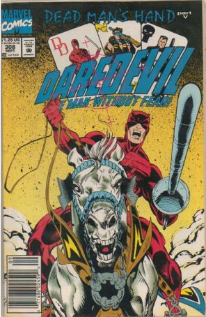Daredevil 308 (Newsstand) published by Marvel