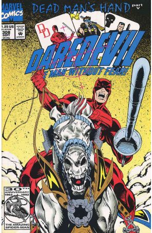 Daredevil 308 published by Marvel