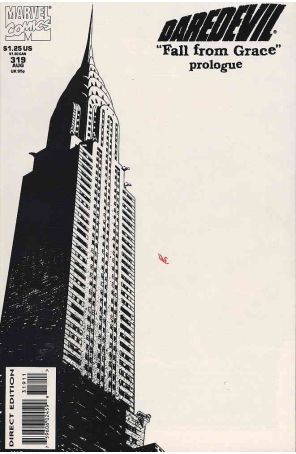 Daredevil 319 published by Marvel with cover art by Scott McDaniel