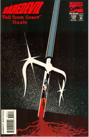 Daredevil 325 published by Marvel with cover art by Scott McDaniel