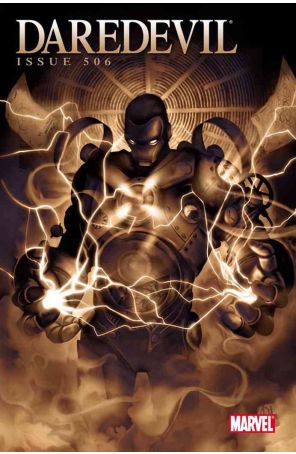 Daredevil 506A published by Marvel with cover art by Mike Del Mundo