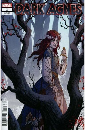 Dark Agnes 1A published by Marvel with cover art by Becky Cloonan