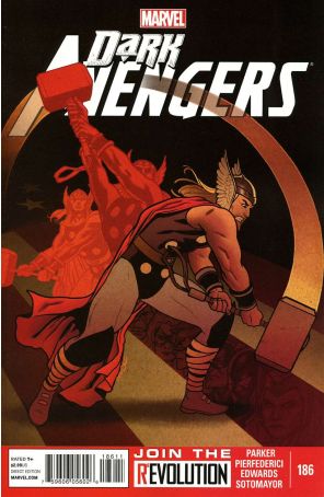 Dark Avengers (2nd Series) 186 published by Marvel with cover art by Joe Quinones