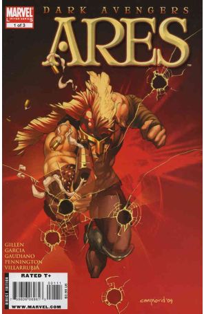 Dark Avengers: Ares 1 published by Marvel with cover art by Cary Nord