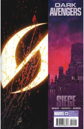 Dark Avengers 14 published by Marvel with cover art by Mike Deodato Jr.