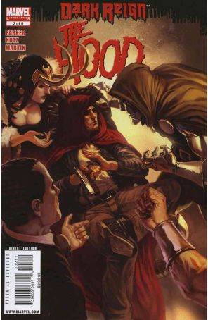 Dark Reign: The Hood 2 published by Marvel with cover art by Marko Djurdjevic