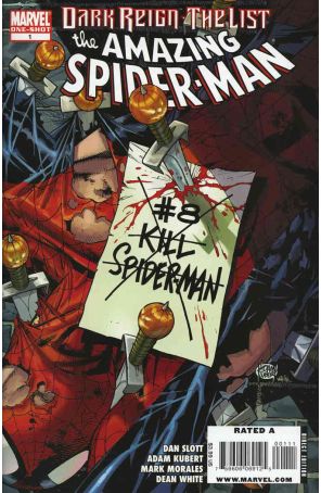 Dark Reign: The List-Amazing Spider-Man 1 published by Marvel with cover art by Adam Kubert