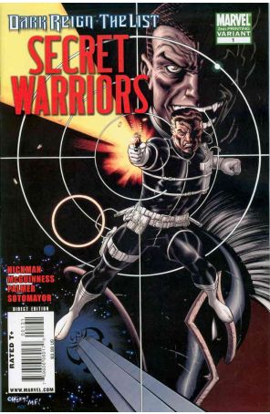 Dark Reign: The List-Secret Warriors 1 (2nd) published by Marvel with cover art by Ed McGuinness