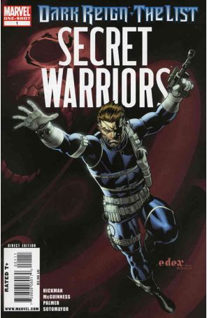 Dark Reign: The List-Secret Warriors 1 published by Marvel with cover art by Ed McGuinness