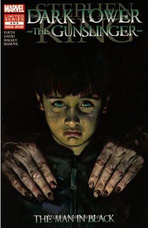 Dark Tower: The Gunslinger-The Man in Black 4 published by Marvel with cover art by Alex Maleev