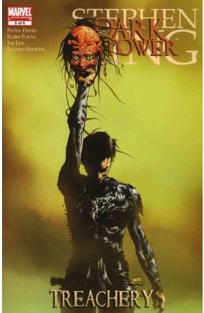 Dark Tower: Treachery 5 published by Marvel with cover art by Jae Lee