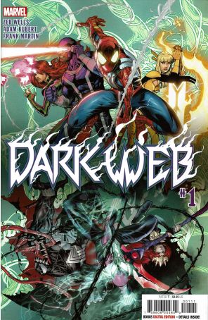 Dark Web 1 published by Marvel with cover art by Adam Kubert