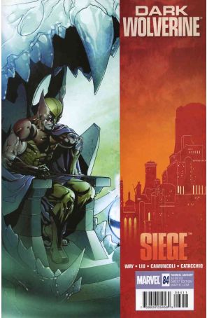 Dark Wolverine 84 published by Marvel with cover art by Salvador Larroca