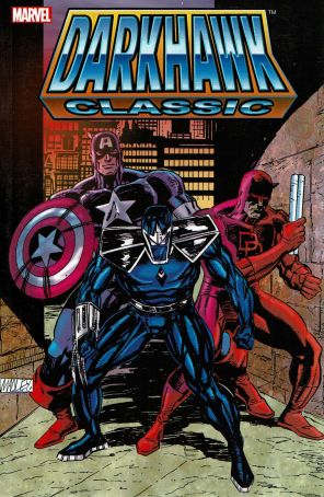 Darkhawk Classic TPB 1 published by Marvel with cover art by Mike Manley