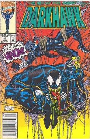 Darkhawk 13 (Newsstand) published by Marvel with cover art by Mike Manley