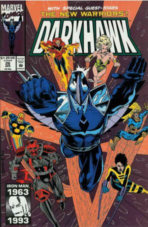 Darkhawk 26 published by Marvel with cover art by Tod Smith