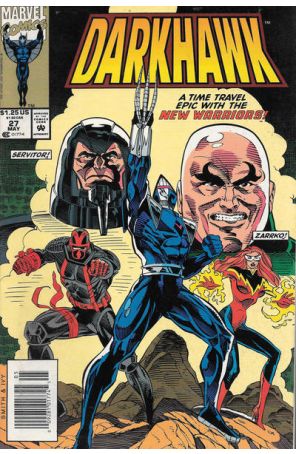 Darkhawk 27 (Newsstand) published by Marvel with cover art by Tod Smith