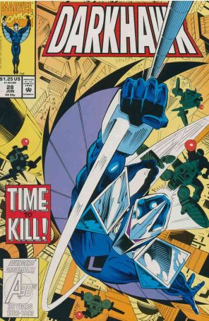 Darkhawk 28 published by Marvel with cover art by Tod Smith