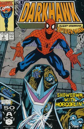 Darkhawk 3 published by Marvel with cover art by Mike Manley