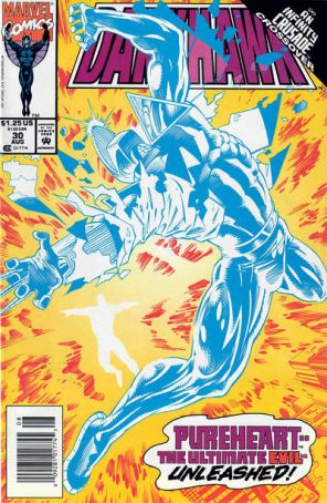 Darkhawk 30 (Newsstand) published by Marvel with cover art by Tod Smith