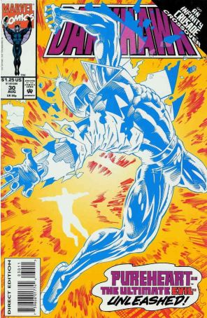 Darkhawk 30 published by Marvel with cover art by Tod Smith